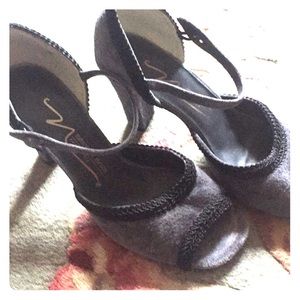 Dress heels size 7b genuine leather